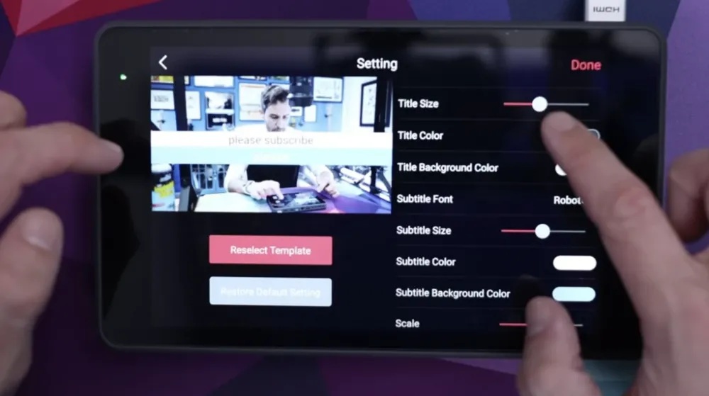 ������� � ������������ YoloLiv YoloBox Setup