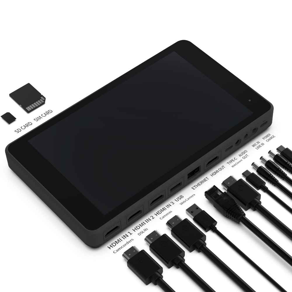 YoloLiv YoloBox Pro | портативний мікшер | стрімер 4G LTE YoloLiv YoloBox Pro | портативний мікшер | стрімер 4G LTE