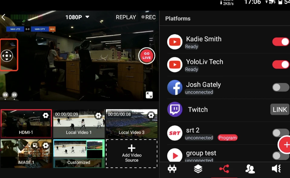 Управління PTZ